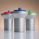 Aluminium cast + ready made plumbing parts.