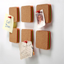 set of 6 small boards that can be mounted on walls, windows, doors, cupboards, computers..virtually ANYWHERE !